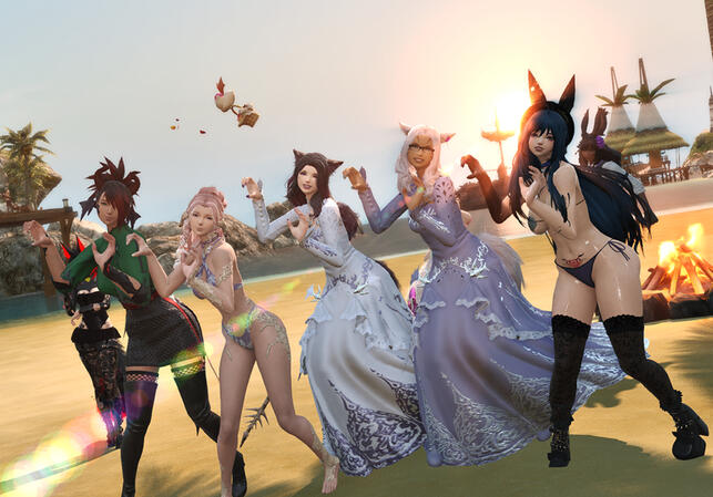 Kira and Kae's Wedding! - Ama, Grace, Kira, Kae, Kanae